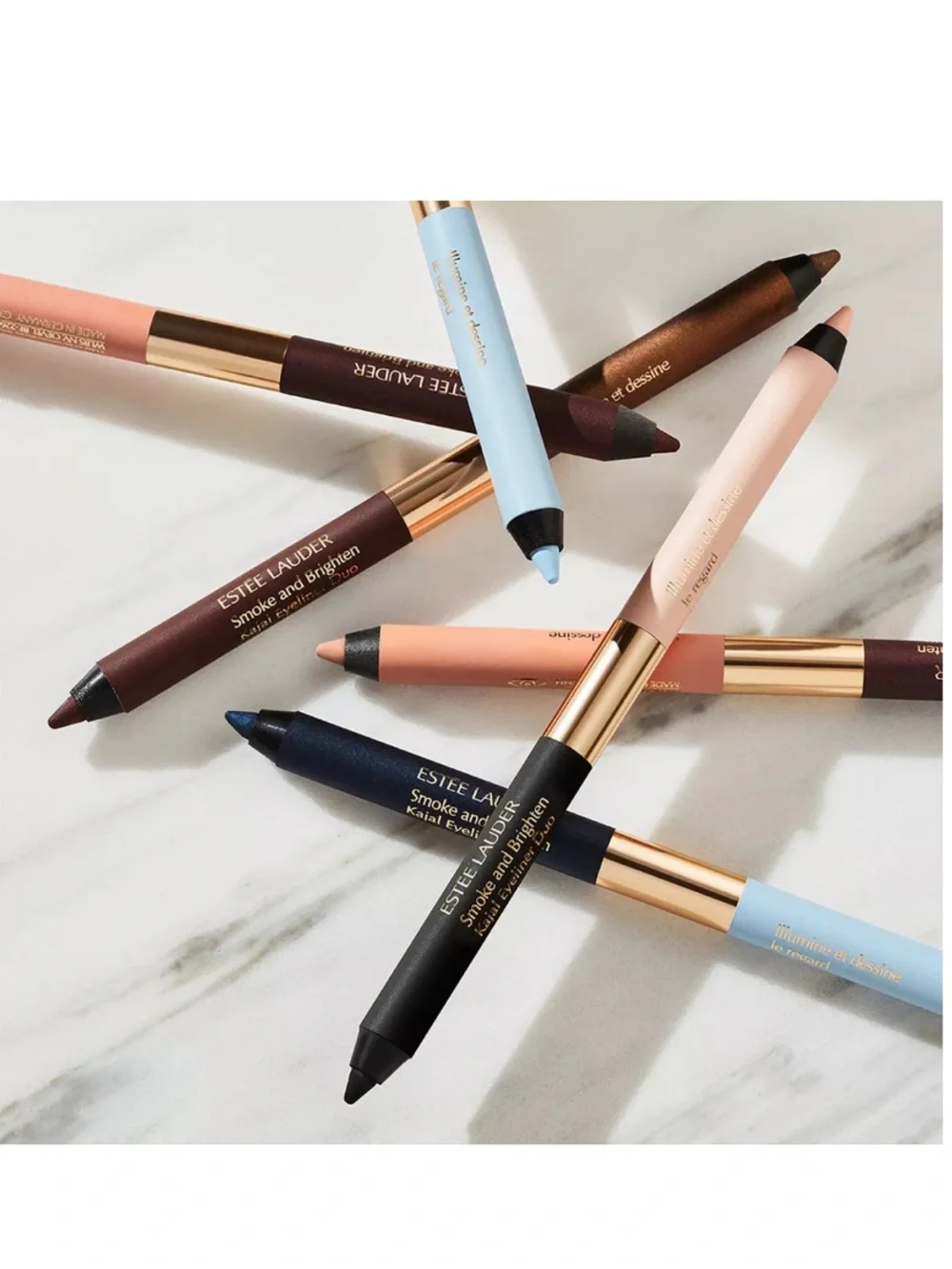 Estée Lauder Smoke and Brighten Kajal Eyeliner Duo Color: Bordeaux